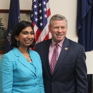 MP Suella Fernandes with Congressman Charlie Dent (R – PA, 15)