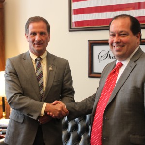 MP Gerald Jones with Congressman Chris Stewart (R – UT, 2)
