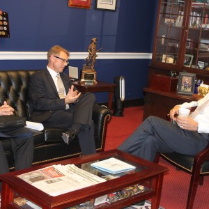 MP David Morris meets with Congressman Steve Womack (R – AR, 3)