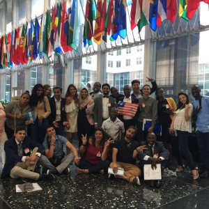 2017 Youth Leadership MRP participants take a group photo at the State Department