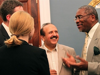 2013 BAPG MP's meeting Congressman Gregory Meeks (Democrat - New York, 6th District) at a Congressional Reception