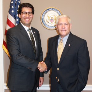 Rep. Pete Sessions (R-32, TX) with MP Ranil Jayawardena