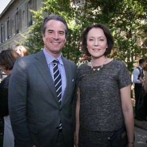 Meridian President and CEO, Ambassador Stuart Holliday with Mrs. Jenni Haukio. Photo by Jenni Lehman.