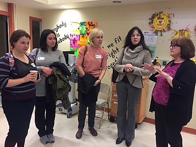IVLP Visitors at the HSC Health Care System Sensory Therapy Room