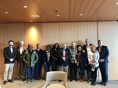 Participants met with leadership from the Smithsonian’s National Museum of African American History and Culture, including Director Lonnie Bunch, III.