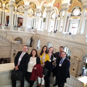 The participants tour the Library of Congress
