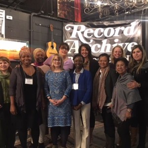 Group photo with the Rochester Women’s Network and Synthesis Management Group at The Record Archive(Photo Credit: Teresita Bernales, Ed. D.)