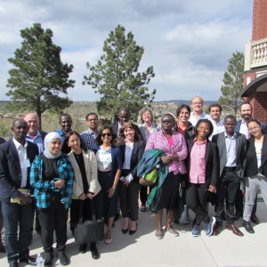 Group photo at Mt. Carmel Veterans Center