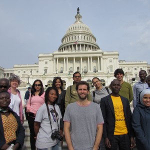 Group photo at the Capitol Building