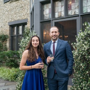 Jeff Krilla and his daughter, Italian Residence, June 12, 2018. (Photo by Kevin Dietsch)