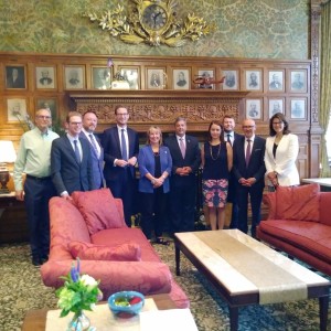 Group with President of MA State Senate