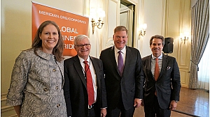 From left to right: Kate Beale, Under Secretary Gilbert Kaplan, Brian Toohey, Ambassador Stuart Holliday