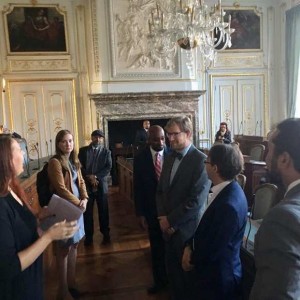 Tour of City Hall leaded by Ms. Stéphanie Lemaire, Coordinator, Office for International affairs