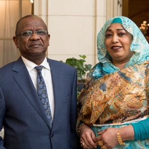 His Excellency Mohamed Atta Abbas (Ambassador of the Republic of the Sudan) and Mrs. Fauzia Elsheikh Ahmed. Photo: Jessica Latos.