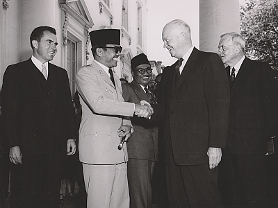 Sukarno and Eisenhower
