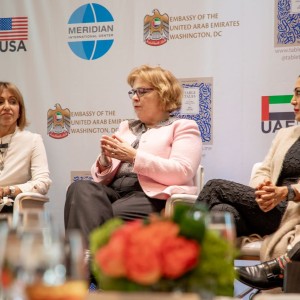 UAE Cultural panel 1. Photo by the Embassy of the United Arab Emirates.