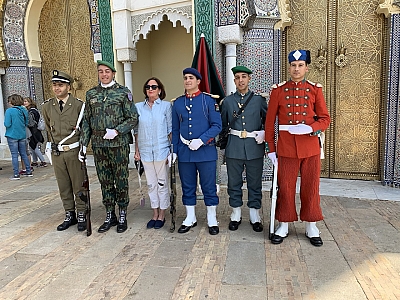 Members of the delegation in Morocco