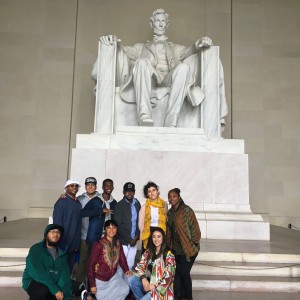 Team Global visits the Lincoln Memorial