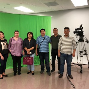 IVLP participants visit the media department at Pima Community College in Tucson, Arizona