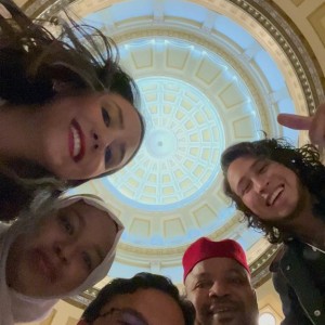 During city splits, participants had a chance to visit statehouses (like the one here in Denver) and learn more about the election process and local politics.