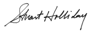 Ambassador Stuart Holliday signature