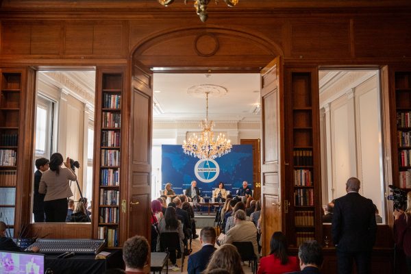 A view of the Meridian Diplomacy Forum in White-Meyer House.