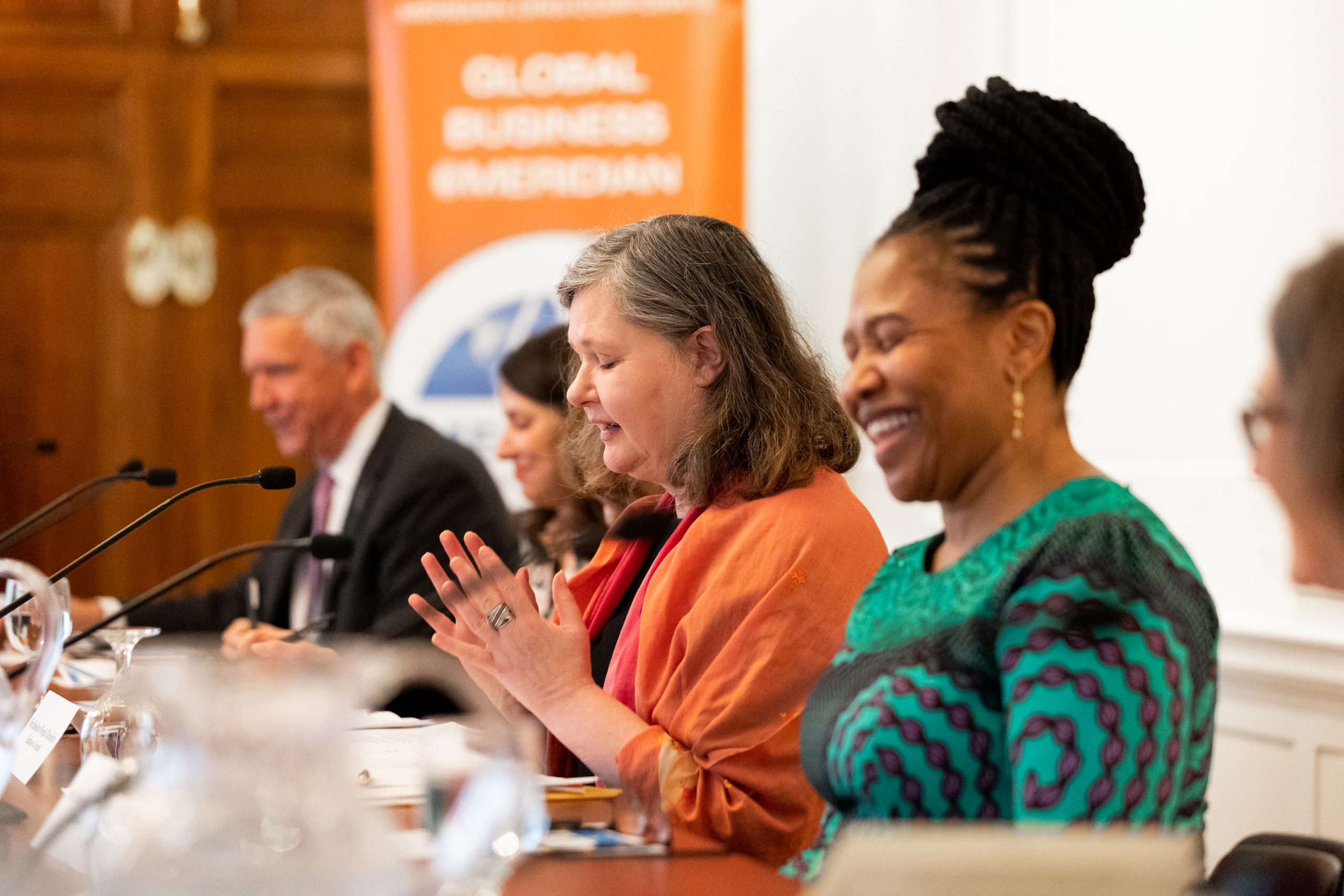 The Meridian Corporate Council hosted a hybrid conversation with Her Excellency Bergdís Ellertsdóttir, Ambassador of Iceland to the U.S., and Her Excellency Uzoma Emenike, Ambassador of Nigeria to the U.S., to discuss women’s health and its links to equity and sustainable development.