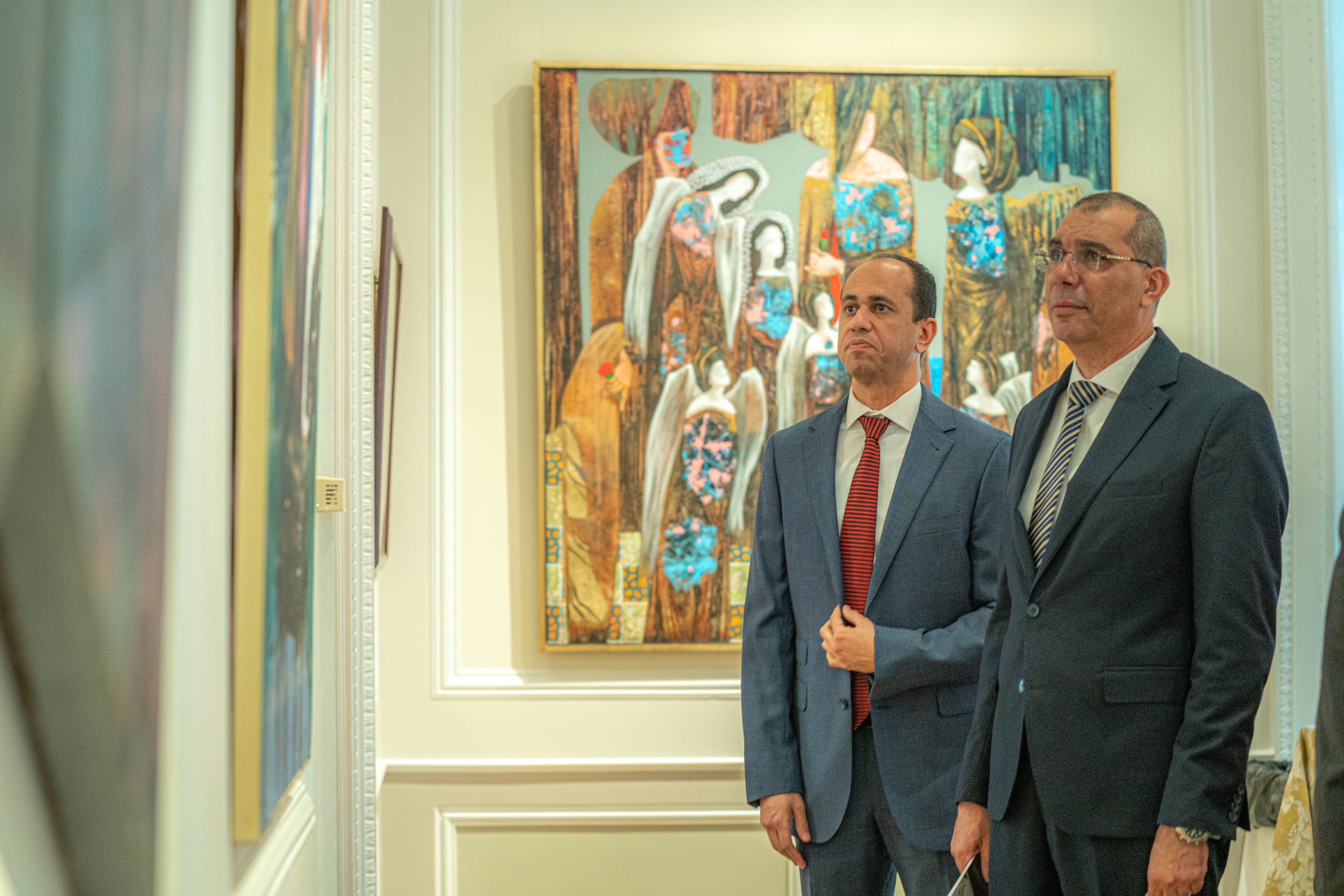 The Embassy of Egypt to the U.S. hosted an art show of 16 Egyptian artists at Meridian this summer. The exhibition kicked off the 100-year anniversary of Egypt-U.S. diplomatic relations.