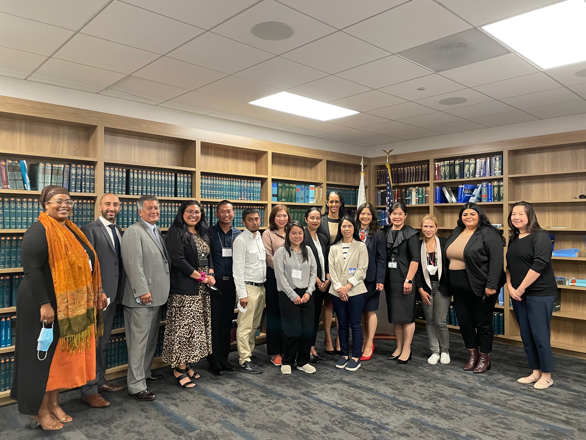 The Supporting Survivors of Sexual Assault IVLP group visited with the District Attorney's office in San Francisco, California.